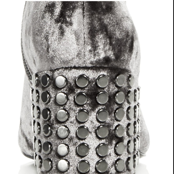 NIB Kendall + Kylie Velvet Ankle High Block Heels - Picture 5 of 5